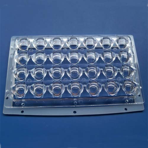 45x135degree 28 in1 street lighting multi LED lens for Luxeon,Edison,Seoul,Prolight LEDs(HX-28WA)