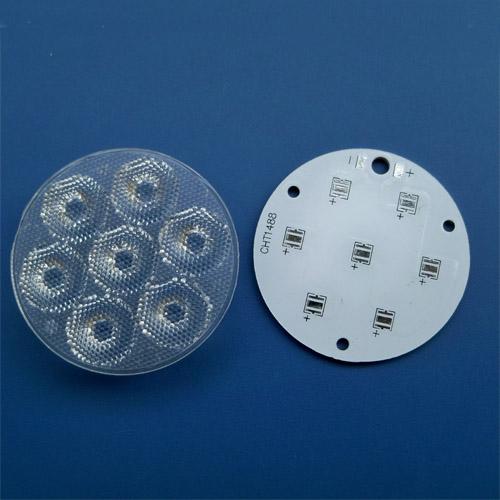 PCB for 7in1 CREEXP LED lens(HX-C47x7L-PCB)