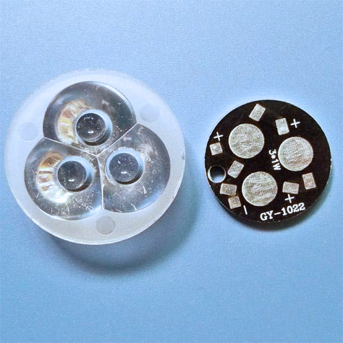 PCB for 3in1 LED lens(HX-35x3-PCB)